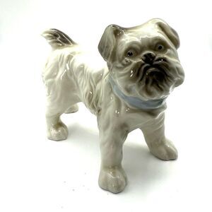 Vintage English Bulldog Porcelain Dog Figurine
